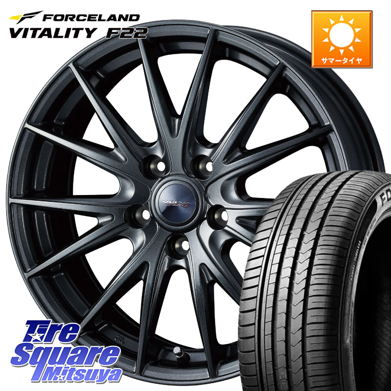 WEDS ウェッズ ヴェルヴァ スポルト2 ホイール 18インチ 18 X 8.0J +35 5穴 114.3 FORCELAND Vitality F22 在庫● サマータイヤ 235/45ZR18 2025年製 ●サマーセール● 235/45R18