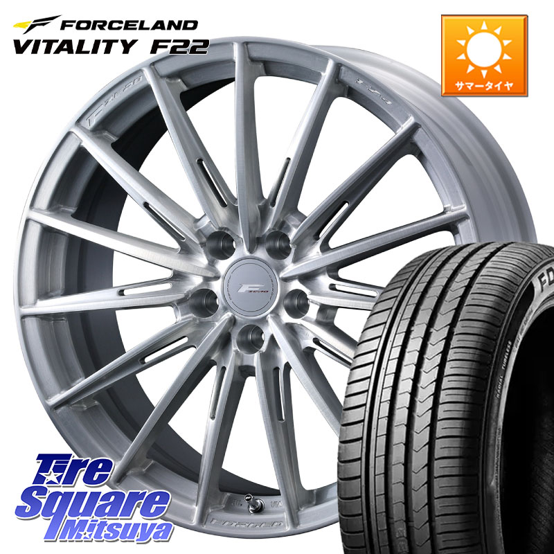 WEDS F ZERO FZ4 FZ-4 鍛造 FORGED 19インチ エフゼロ 19 X 8.0J +35 5穴 114.3 FORCELAND Vitality F22 在庫● サマータイヤ 245/40ZR19 2025年製 ●サマーセール● 245/40R19 30系アルファード 30系ヴェルファイア 20系アルファード 161,940円