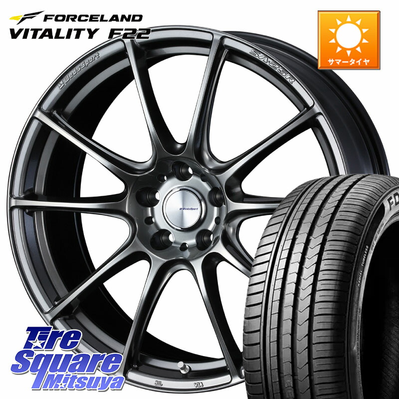 FORCELAND Vitality F22 在庫● フォースランド サマータイヤ 245/40R19WEDS WedsSport SA-25R SA25R ウェッズ スポーツ ホイール 19インチ 19X8.5J 38 5穴 114.3 30系アルファード/ヴェルファイア 20系アルファード アルファードハイブリッド ヴェルファイアハイブリ｜タイヤスクエアミツヤ