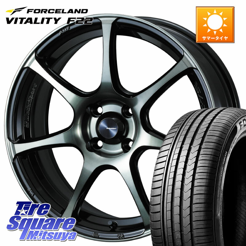 FORCELAND Vitality F22 2026年製 在庫● フォースランド サマータイヤ 185/65R15WEDS WedsSport SA-75R SA75R ウェッズ スポーツ ホイール 15インチ 15X6.0J 38 4穴 100 アクアクロスオーバー FITクロスター イスト ist カローラフィールダー｜タイヤスクエアミツヤ 58,380円