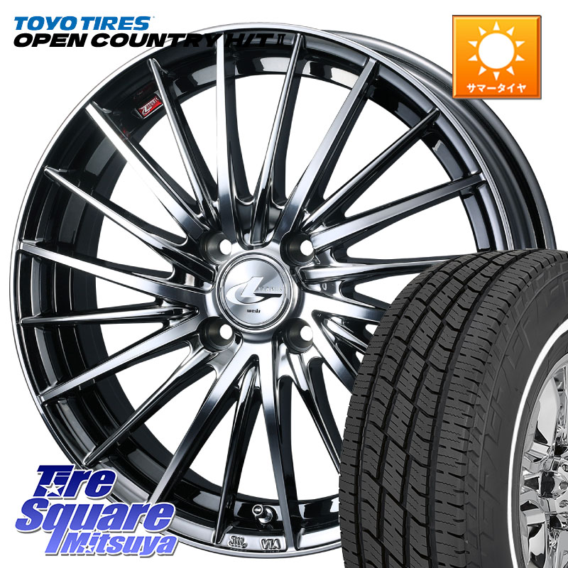 TOYOTIRES OPENCOUNTRY HT2 在庫● ホワイトリボン ● サマータイヤ オープンカントリー H/T2 165/65R15WEDS LEONIS FR レオニス FR ホイール 15インチ 15X4.5J 45 4穴 100 ダイハツTAFT Mx27/37/47Sソリオ・MB37SデリカD2 MAx6S系ソリオ デリカ ミニ DELICA MINI デリ｜タイヤスクエアミツヤ