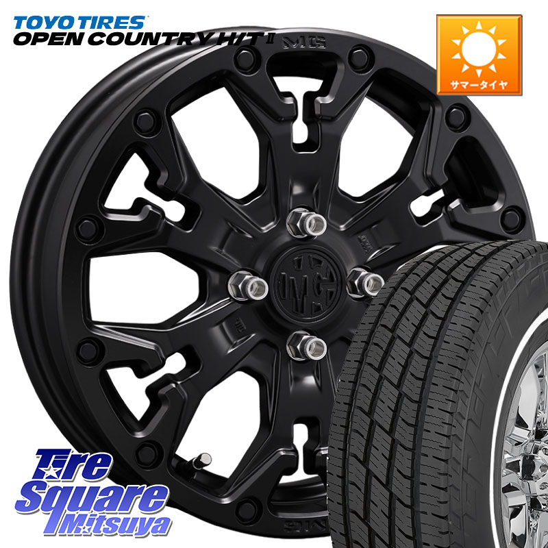TOYOTIRES OPENCOUNTRY HT2 在庫● ホワイトリボン ● サマータイヤ オープンカントリー H/T2 165/65R15CRIMSON MG GOLEM Jr ホイール 15インチ 15X4.5J 43 4穴 100 ダイハツTAFT Mx27/37/47Sソリオ・MB37SデリカD2 MAx6S系ソリオ デリカ ミニ DELICA MINI デリカD:2 D|タイヤスクエアミツヤ