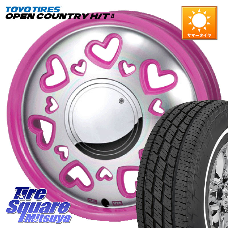 MONZA K Quty キューティー ホイール 15インチ 15 X 4.5J +43 4穴 100 TOYOTIRES OPENCOUNTRY HT2 在庫● ホワイトリボン ● サマータイヤ オープンカントリー H/T2 165/65R15 ダイハツTAFT Mx27/37/47Sソリオ・デリカD2 MAx6S系ソリオ