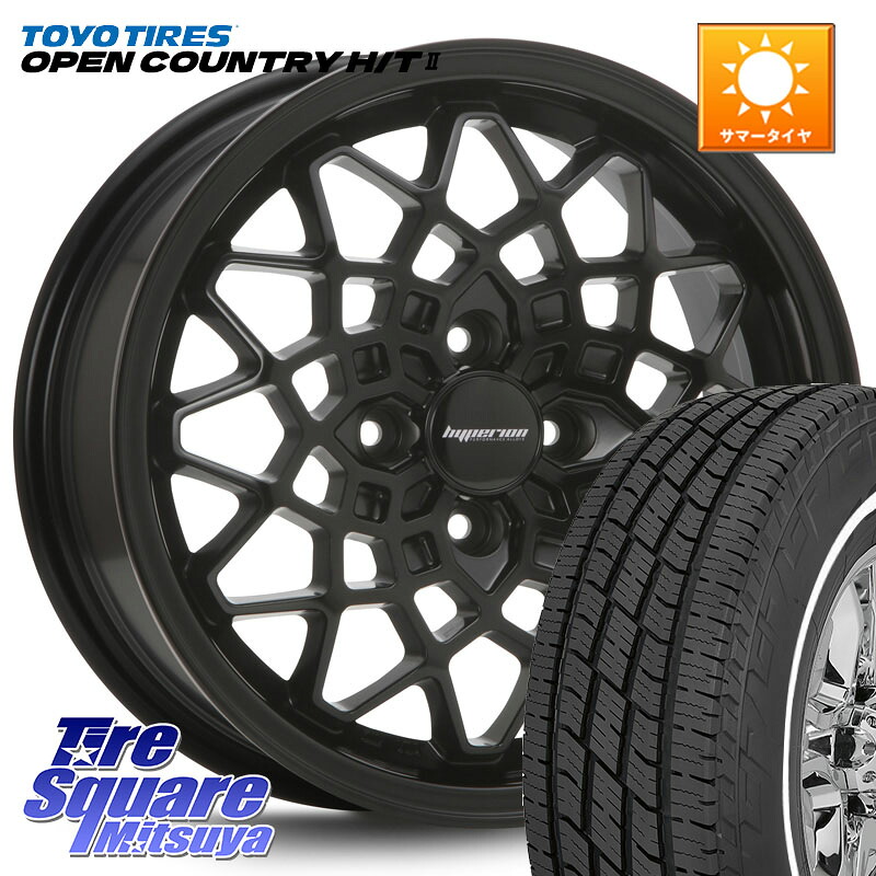 MLJ hyperion CALMA ハイペリオン カルマ 15 X 5.0J +45 4穴 100 TOYOTIRES OPENCOUNTRY HT2 在庫● ホワイトリボン ● サマータイヤ オープンカントリー H/T2 165/65R15 ダイハツTAFT Mx27/37/47Sソリオ・デリカD2 MAx6S系ソリオ