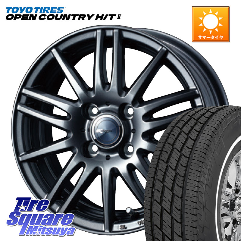 TOYOTIRES OPENCOUNTRY HT2 在庫● ホワイトリボン ● サマータイヤ オープンカントリー H/T2 165/65R15WEDS ウェッズ ZAMIK ザミック TITO 15インチ 15X5.5J 42 4穴 100 Mx27/37/47Sソリオ・MB37SデリカD2 MAD7Sソリオ/MBD7SデリカD2 デリカD:2 D2｜タイヤスクエアミツヤ