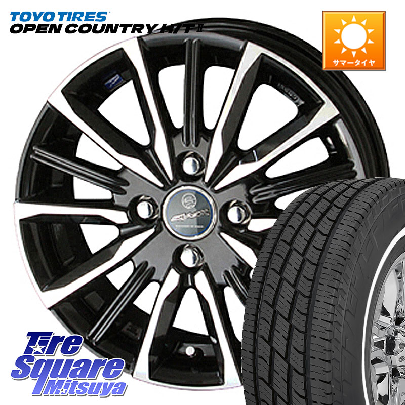 KYOHO 【欠品次回4月末】SMACK スマック ヴァルキリー ホイール 15インチ 15 X 4.5J +45 4穴 100 TOYOTIRES OPENCOUNTRY HT2 在庫● ホワイトリボン ● サマータイヤ オープンカントリー H/T2 165/60R15 デリカミニ4WD キャスト[アクティバ] ハスラー ピクシスジョイ[C