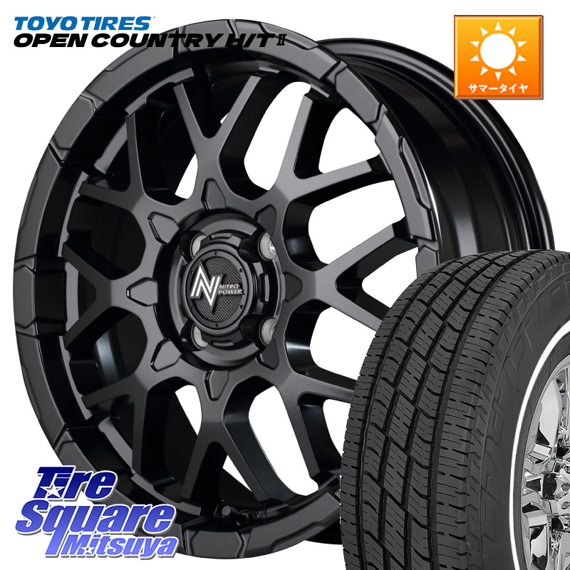 MANARAY MID ナイトロパワー M28 BULLET KC 15インチ 15 X 5.0J +48 4穴 100 TOYOTIRES OPENCOUNTRY HT2 在庫● ホワイトリボン ● サマータイヤ オープンカントリー H/T2 165/65R15