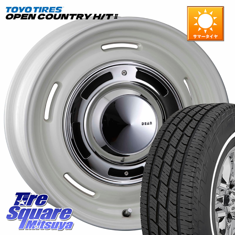 TOYOTIRES OPENCOUNTRY HT2 在庫● ホワイトリボン ● サマータイヤ オープンカントリー H/T2 165/65R15CRIMSON ディーン クロスカントリー ホワイト 15インチ 15X4.5J 43 4穴 100 ダイハツTAFT Mx27/37/47Sソリオ・MB37SデリカD2 MAx6S系ソリオ デリカ ミニ DELICA MI｜タイヤスクエアミツヤ 93,885円