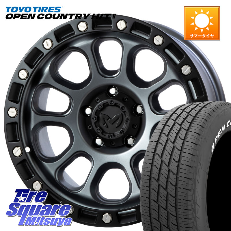 MKW M204 ドライグレー 17インチ 17 X 8.0J +38 5穴 114.3 TOYOTIRES OPENCOUNTRY HT2 在庫● ホワイトレター ◆ サマータイヤ オープンカントリー H/T2 215/60R17 20系アルファード