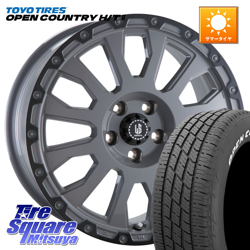 阿部商会 LA STRADA AVENTURA アヴェンチュラ 17インチ 17 X 7.0J +38 5穴 114.3 TOYOTIRES OPENCOUNTRY HT2 在庫● ホワイトレター ◆ サマータイヤ オープンカントリー H/T2 215/60R17 10系カローラクロス 20系アルファード