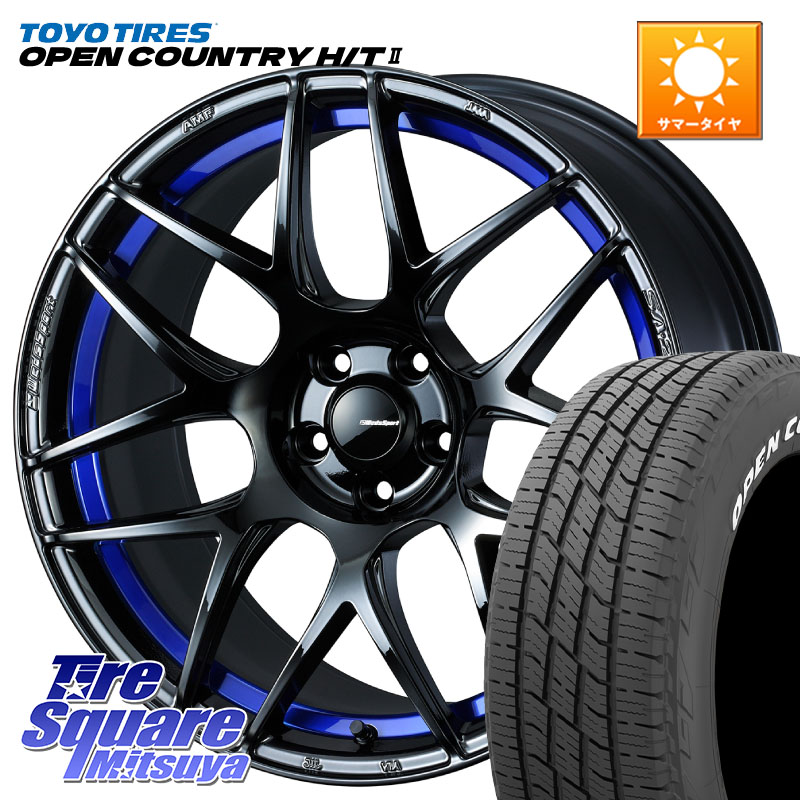TOYOTIRES OPENCOUNTRY HT2 在庫● ホワイトレター ◆ サマータイヤ オープンカントリー H/T2 215/60R17WEDS WedsSport SA-27R SA27R ウェッズ スポーツ ホイール 17インチ 17X7.5J 45 5穴 114.3 C-HR RC系オデッセイ後期 CX-30 MX-30 20系アルファード エスティマ ヴ|タイヤスクエアミツヤ