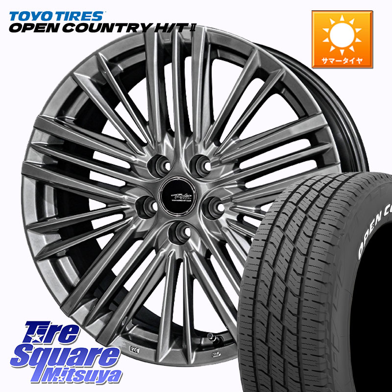 KYOHO TAYLOR TL-1 平座仕様(レクサス・トヨタ専用) ホイール 17インチ 17 X 6.5J +40 5穴 114.3 TOYOTIRES OPENCOUNTRY HT2 在庫● ホワイトレター ◆ サマータイヤ オープンカントリー H/T2 215/60R17 C-HR 10系カローラクロス 20系アルファード