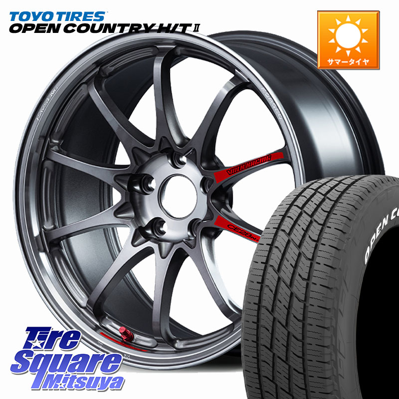 RAYS 【欠品次回10~11月】 CE28N-plus SL VOLK RACING 鍛造 ホイール 17インチ 17 X 8.0J +37 5穴 114.3 TOYOTIRES OPENCOUNTRY HT2 在庫● ホワイトレター ◆ サマータイヤ オープンカントリー H/T2 215/60R17 20系アルファード