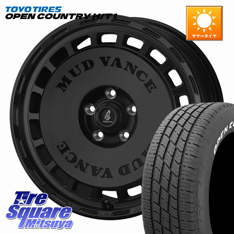 TOYOTIRES OPENCOUNTRY HT2 在庫● ホワイトレター ◆ サマータイヤ オープンカントリー H/T2 215/60R17WEDS MUD VANCE DX ホイール 17インチ マッドヴァンスDX 17X7.0J 38 5穴 114.3 カローラクロス 20系アルファード エルグランド 日産 エクストレイル X-TRAIL 日産｜タイヤスクエアミツヤ
