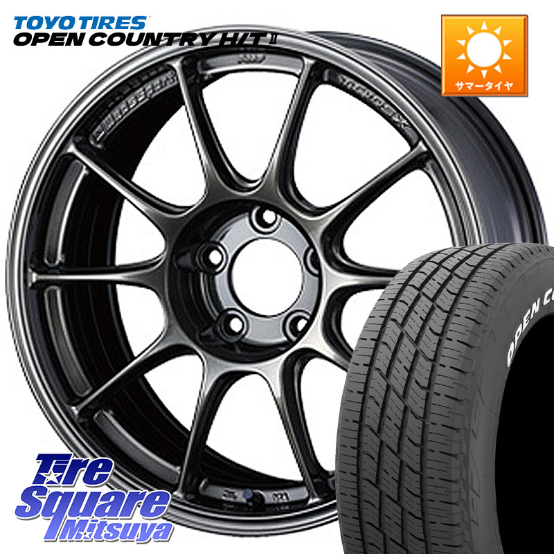 WEDS 73520 TC105X EJ ウェッズ スポーツ ホイール 17インチ 17 X 8.0J +42 5穴 114.3 TOYOTIRES OPENCOUNTRY HT2 在庫● ホワイトレター ◆ サマータイヤ オープンカントリー H/T2 215/60R17 20系アルファード