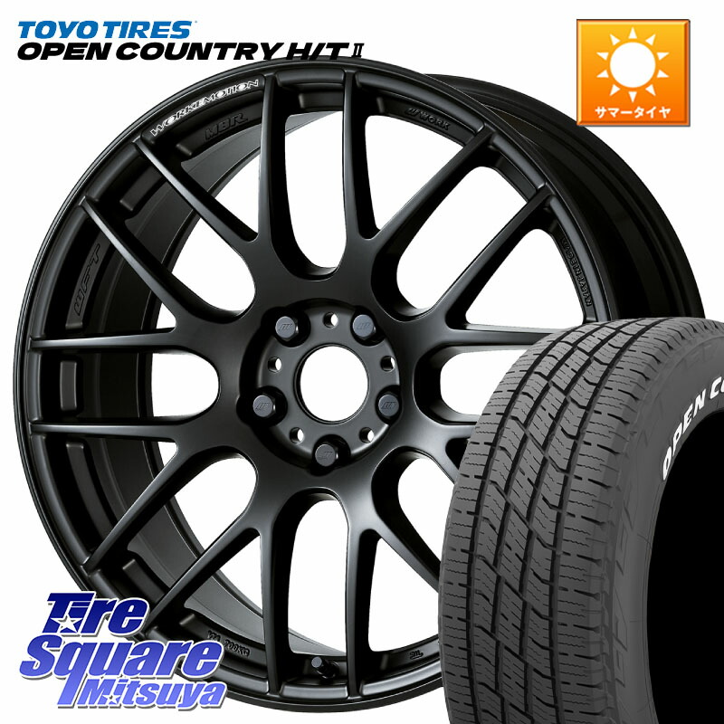 WORK ワーク EMOTION エモーション M8R MBL 17インチ 17 X 7.0J +47 5穴 114.3 TOYOTIRES OPENCOUNTRY HT2 在庫● ホワイトレター ◆ サマータイヤ オープンカントリー H/T2 215/60R17 C-HR 50系エスティマ 10系カローラクロス ZR-V RV系ヴェゼル RC系オデッセイ後期 CX