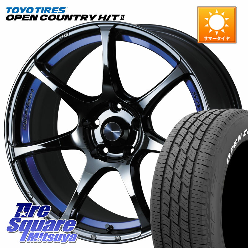 WEDS 74041 ウェッズ スポーツ SA75R SA-75R BLC2 17インチ 17 X 7.5J +45 5穴 114.3 TOYOTIRES OPENCOUNTRY HT2 在庫● ホワイトレター ◆ サマータイヤ オープンカントリー H/T2 215/60R17 C-HR 50系エスティマ RC系オデッセイ後期 CX-30 MX-30 20系アルファード