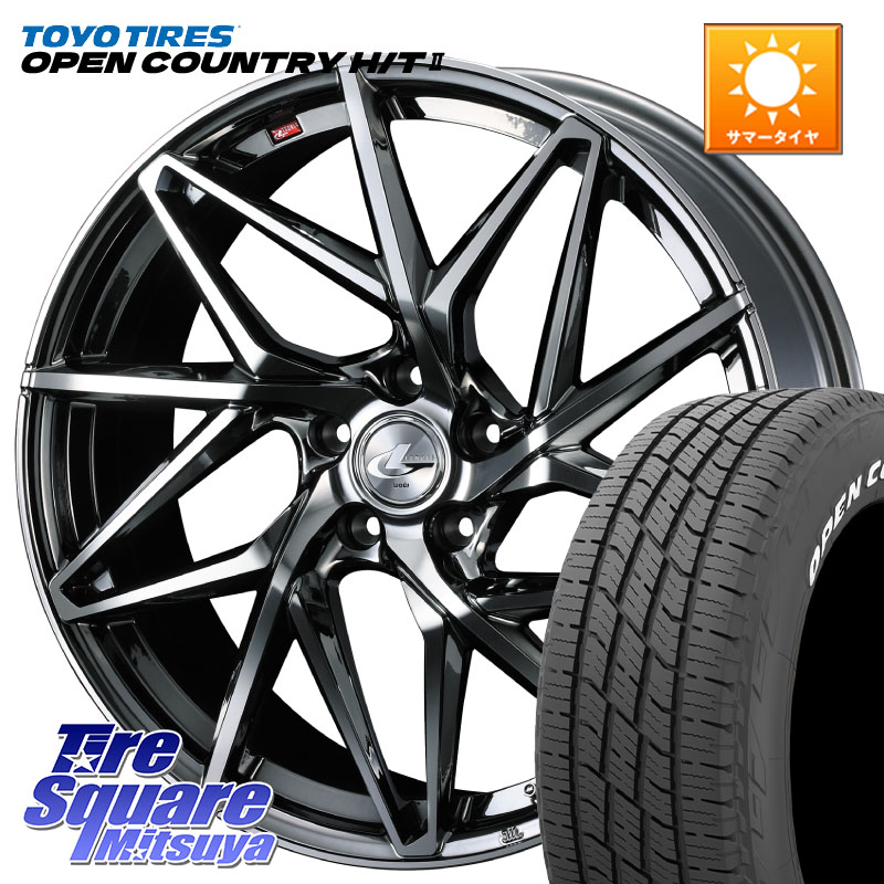 WEDS 40591 レオニス LEONIS IT 17インチ 17 X 6.5J +52 5穴 114.3 TOYOTIRES OPENCOUNTRY HT2 在庫● ホワイトレター ◆ サマータイヤ オープンカントリー H/T2 215/60R17 C-HR E52エルグランド RC系オデッセイ後期 113,100円