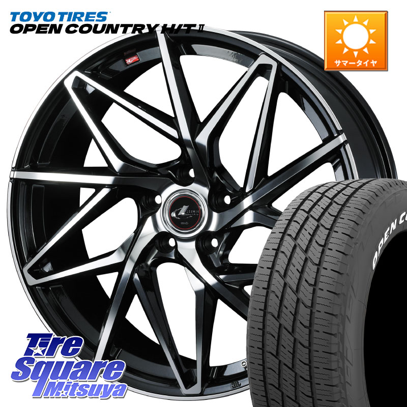WEDS 40601 レオニス LEONIS IT PBMC 17インチ 17 X 7.0J +53 5穴 114.3 TOYOTIRES OPENCOUNTRY HT2 在庫● ホワイトレター ◆ サマータイヤ オープンカントリー H/T2 215/60R17 C-HR 50系エスティマ E52エルグランド ZR-V RV系ヴェゼル RC系オデッセイ後期