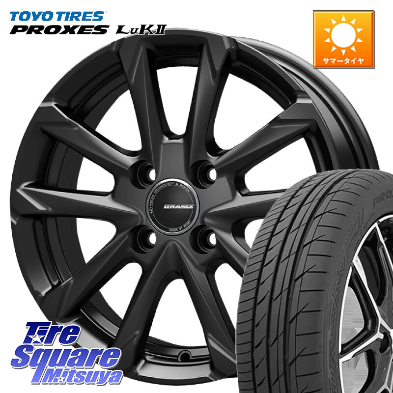TOYOTIRES プロクセス LuK2 在庫● PROXES 軽自動車 トーヨー 165/55R15KOSEI QGC510B QRASIZ GC36F クレイシズ ホイール 15インチ 15X5.5J 42 4穴 100｜タイヤスクエアミツヤ