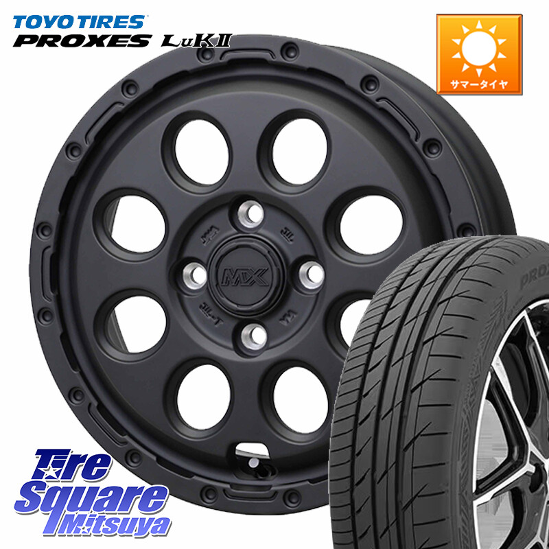 TOYOTIRES トーヨー PROXES LuK2 在庫● 軽自動車 サマータイヤ 155/65R14HotStuff MAD CROSS RECON マッドクロス リーコン ホイール 14インチ 14X4.5J 45 4穴 100 N-BOX デリカミニ2WD タント スペーシア サクラ ハイゼットアゲトラCustom車用※軽自動車専用ホイール|タイヤスクエアミツヤ