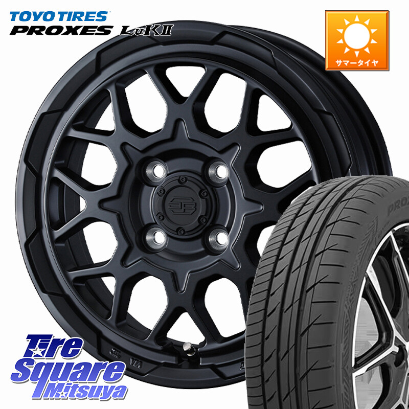 TOYOTIRES トーヨー PROXES LuK2 在庫● 軽自動車 サマータイヤ 155/65R14WEDS STADTBERGE2 ホイール 14インチ スタットベルク 14X4.5J 45 4穴 100 N-BOX デリカミニ2WD タント スペーシア サクラ ハイゼットアゲトラCustom車用※軽自動車専用ホイール※ ルークス ROOX｜タイヤスクエアミツヤ