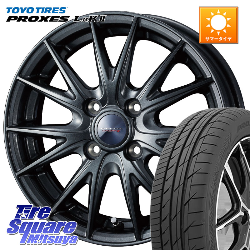 TOYOTIRES トーヨー PROXES LuK2 在庫● 軽自動車 サマータイヤ 155/65R14WEDS ウェッズ ヴェルヴァ スポルト2 ホイール 14インチ 14X4.5J 45 4穴 100 N-BOX デリカミニ2WD タント スペーシア サクラ ハイゼットアゲトラCustom車用※軽自動車専用ホイール※ ルークス R｜タイヤスクエアミツヤ