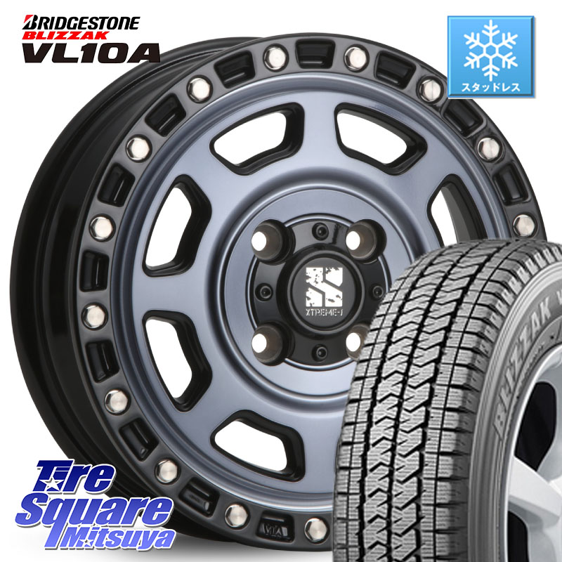 ブリヂストン BLIZZAK VL10A ブリザック スタッドレス ミツヤ 145/80R12 86*84 MLJ XJ07 XTREME-J 4H IND エクストリームJ 12インチ 12 X 4.0J +42 4穴 100 60,704円