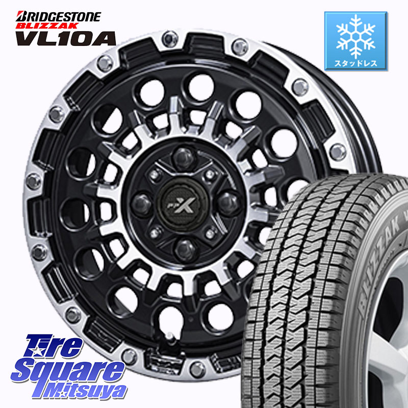 ブリヂストン BLIZZAK VL10A ブリザック スタッドレス ミツヤ 145/80R12 86*84 KYOHO PPX GX14 ホイール 12インチ 12 X 3.5J +45 4穴 100 エブリイバン・キャリイ・スクラムバン・クリッパー(バン・トラック)