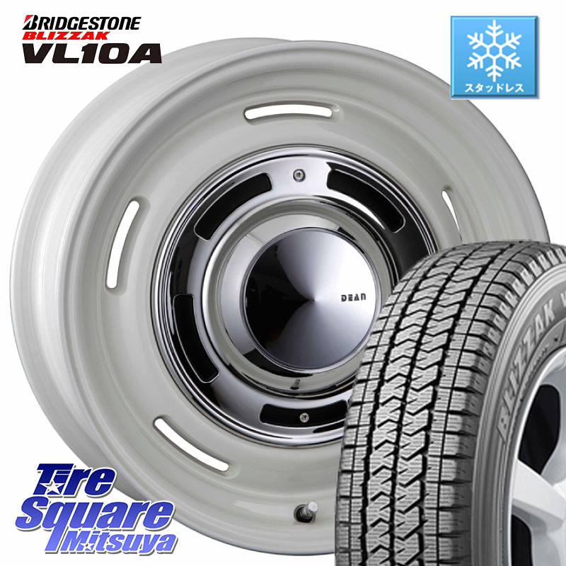 ブリヂストン BLIZZAK VL10A ブリザック スタッドレス ミツヤ 175/80R14 99*98 CRIMSON ディーン クロスカントリー ホイール 14インチ 14 X 5.0J(JWL-T) +43 4穴 114.3