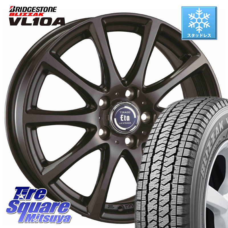ブリヂストン BLIZZAK VL10A ブリザック スタッドレス ミツヤ 165/80R13 94*93 阿部商会 ティラード イータ 13 X 5.0J +45 5穴 114.3