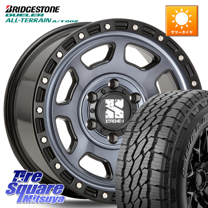 ブリヂストン デューラーAT002 A/T002 アウトラインホワイトレター サマータイヤ 265/65R17MLJ XJ07 XTREME-J 6H IND エクストリームJ 17インチ 17X8.0J 20 6穴 139.7 GUN226ハイラックス 150系プラド ランクル[FJ] トライトンGSR GUN125ハイラックス｜タイヤスクエアミツヤ