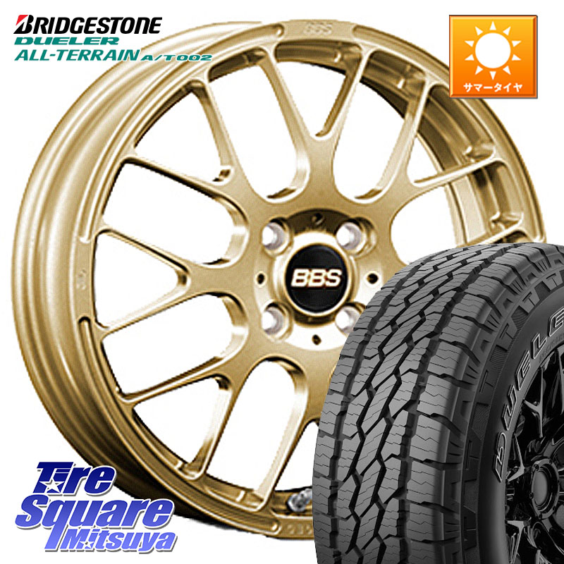 ブリヂストン デューラーAT002 在庫● アウトラインホワイトレター A/T002 サマータイヤ 215/70R16BBS RP 鍛造1ピース ホイール 16インチ 16X6.5J 42 4穴 100 ロッキー ガソリン車 4穴 ライズ ガソリン車 4穴｜タイヤスクエアミツヤ