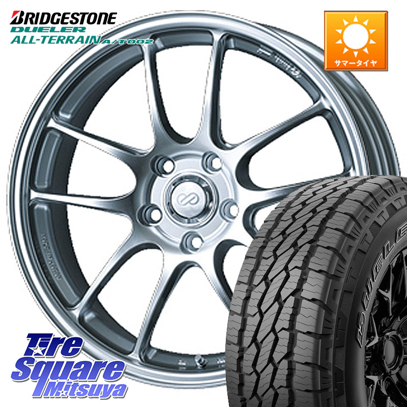 ENKEI エンケイ PerformanceLine PF01 ホイール 16 X 6.5J +42 4穴 100 ブリヂストン デューラーAT002 在庫● アウトラインホワイトレター A/T002 サマータイヤ 215/70R16