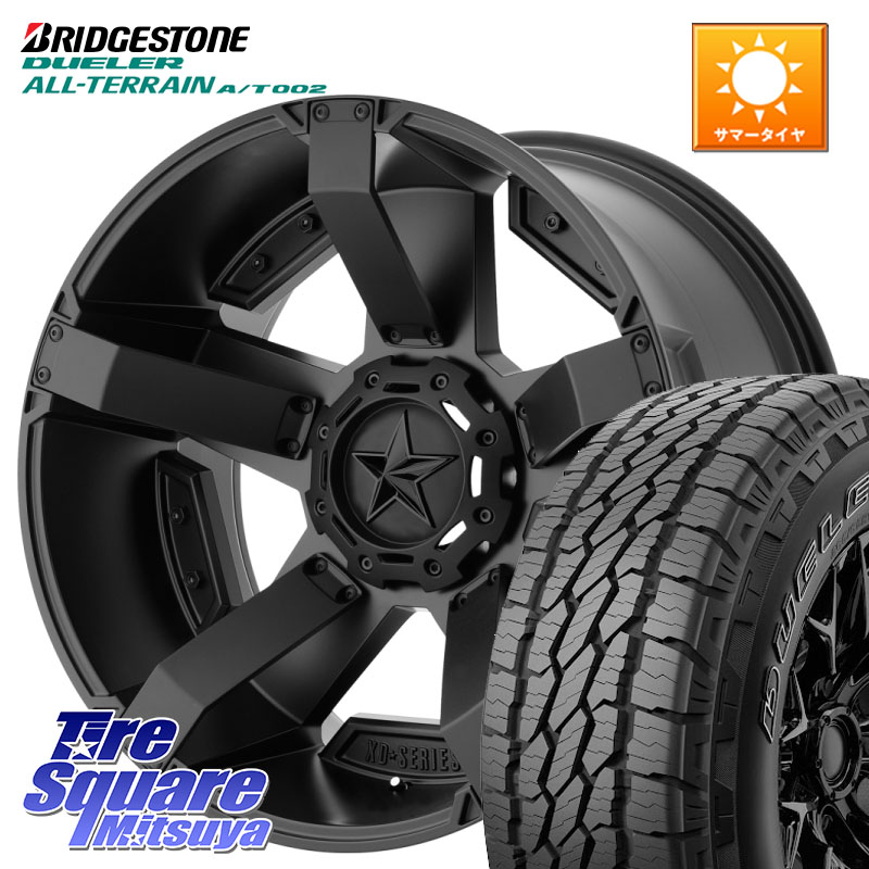 ブリヂストン デューラーAT002 A/T002 アウトラインホワイトレター サマータイヤ 265/70R17KMC XD811 ROCKSTAR2 ホイール 17インチ ロックスター2 17X8.0J 35 5穴 127 クライスラー ジープ ラングラー JK系 クライスラー ジープ ラングラー JL系|タイヤスクエアミツヤ