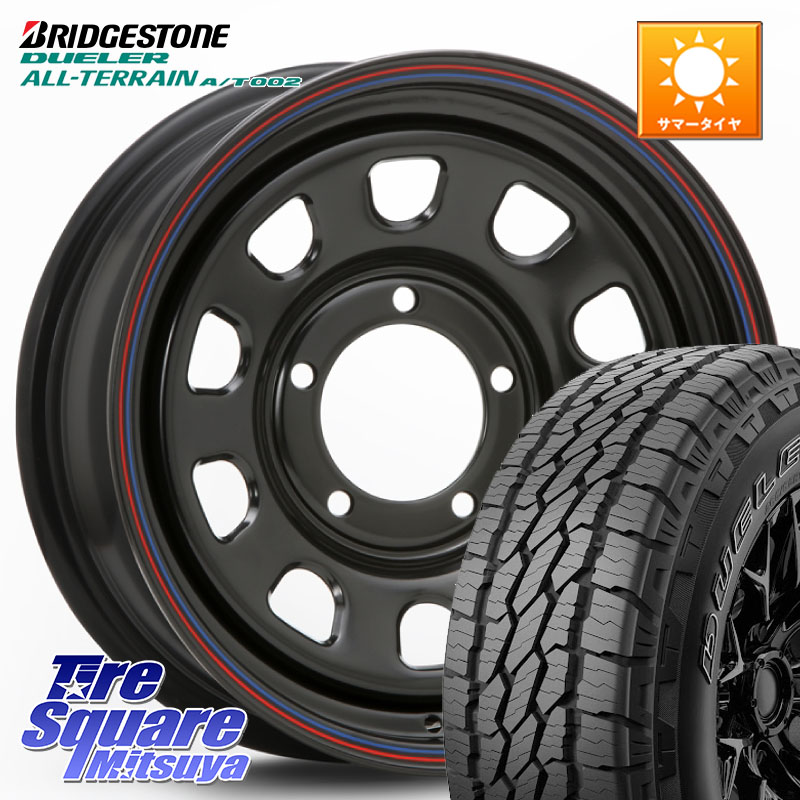 ブリヂストン デューラーAT002 在庫● アウトラインホワイトレター A/T002 サマータイヤ 215/70R16MLJ デイトナ SS DAYTONA ホイール 16インチ 16X6.0J 0 5穴 139.7 ジムニー専用(要オーバーフェンダー等) ジムニ−シエラ/ノマド(カスタム) AZオフロード カスタムサイ|タイヤスクエアミツヤ