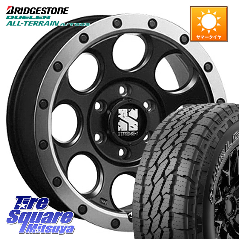 MLJ XJ03 エクストリームJ XTREME-J ホイール 16インチ 16 X 8.0J +18 6穴 139.7 ブリヂストン デューラーAT002 A/T002 アウトラインホワイトレター サマータイヤ 265/70R16