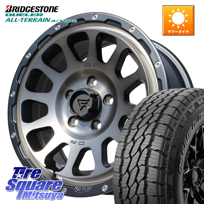 DELTA FORCE デルタフォース オーバル 16インチ 16 X 7.0J +35 5穴 114.3 ブリヂストン デューラーAT002 A/T002 アウトラインホワイトレター サマータイヤ 245/70R16