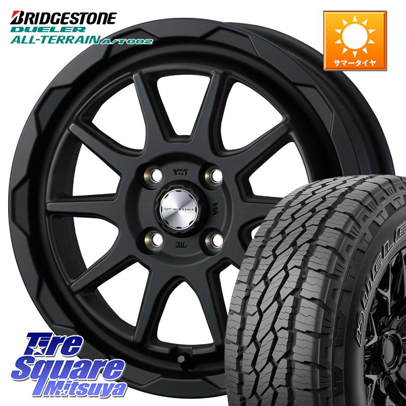 ブリヂストン デューラーAT002 在庫● アウトラインホワイトレター A/T002 サマータイヤ 215/70R16WEDS マッドヴァンス06 MUD VANCE 06 ウエッズ 16インチ 16X6.0J 40 4穴 100｜タイヤスクエアミツヤ 97,345円