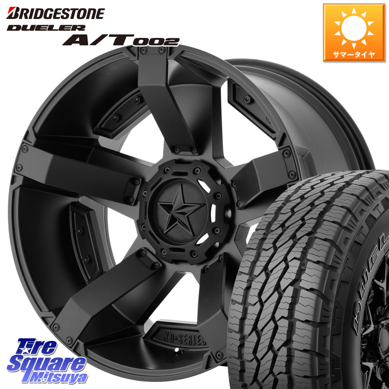KMC XD811 ROCKSTAR2 ホイール 18インチ ロックスター2 18 X 9.0J +0 6穴 139.7 ブリヂストン DUELER デューラー AT002 A/T002 サマータイヤ 265/60R18