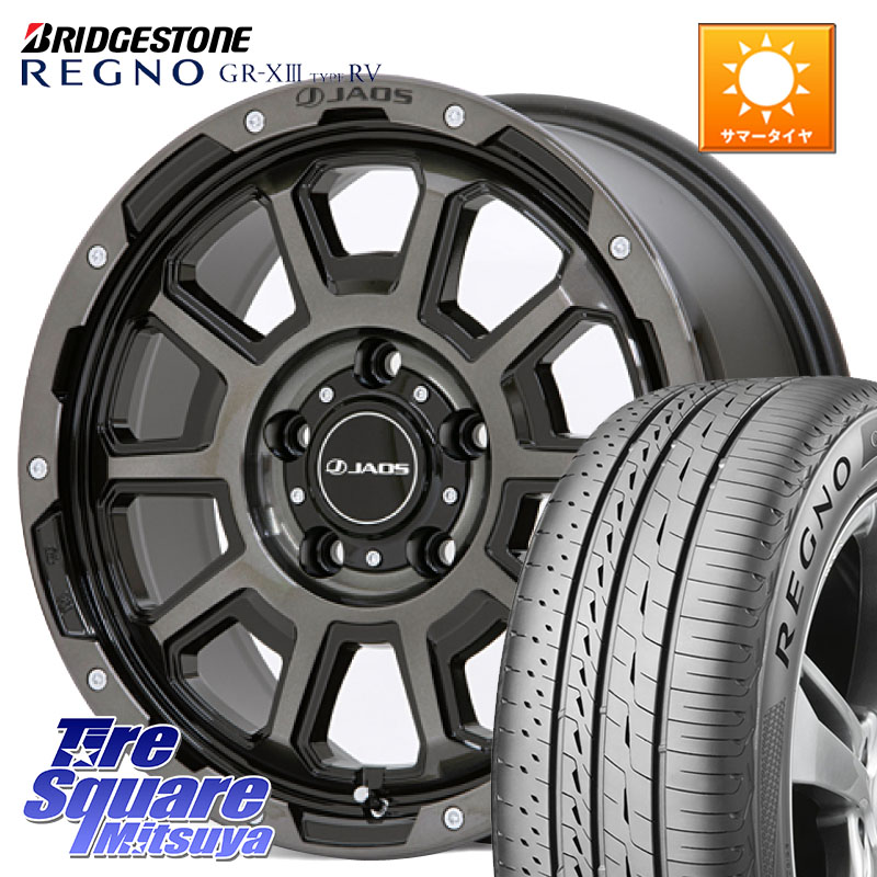 JAOS JAOS ADAMAS BL5 ジャオス アダマス ビーエルファイブ 16インチ 16 X 7.0J +40 5穴 114.3 ブリヂストン REGNO GR-X3 TYPE RV GRX3RV GR-XIII サマータイヤ 215/65R16 C-HR 30系ヴェルファイア 10系カローラクロス 20系アルファード