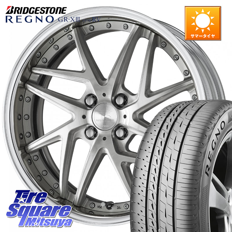 ブリヂストン REGNO GR-X3 TYPE RV 在庫● 2025~2026年製 GRX3RV GR-XIII サマータイヤ 205/55R16WORK RIZALTADO MESH2 A Disk 16インチ 2ピース 16X6.5J 35 4穴 100 E13オーラ MAZDA2|タイヤスクエアミツヤ