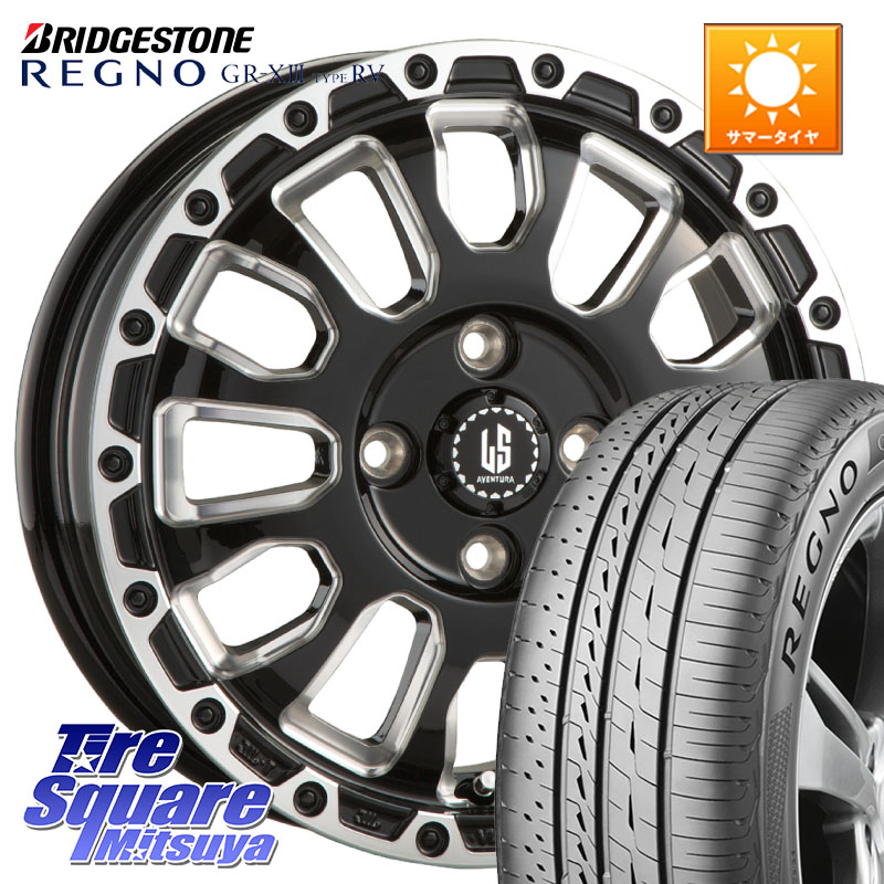 ブリヂストン REGNO GR-X3 TYPE RV GRX3RV GR-XIII サマータイヤ 195/60R16阿部商会 LA STRADA AVENTURA アヴェンチュラ 16インチ 16X6.0J 40 4穴 100 E13オーラ ブルーバードシルフィ 日産|タイヤスクエアミツヤ