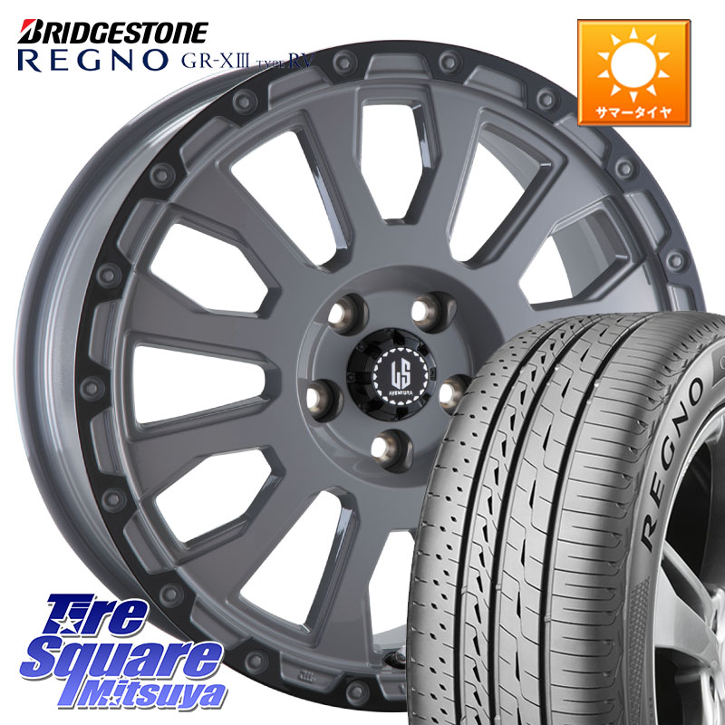 阿部商会 LA STRADA AVENTURA アヴェンチュラ 18インチ 18 X 8.0J +40 5穴 114.3 ブリヂストン REGNO GR-X3 TYPE RV 在庫● 2025~2026年製 GRX3RV GR-XIII サマータイヤ 225/45R18