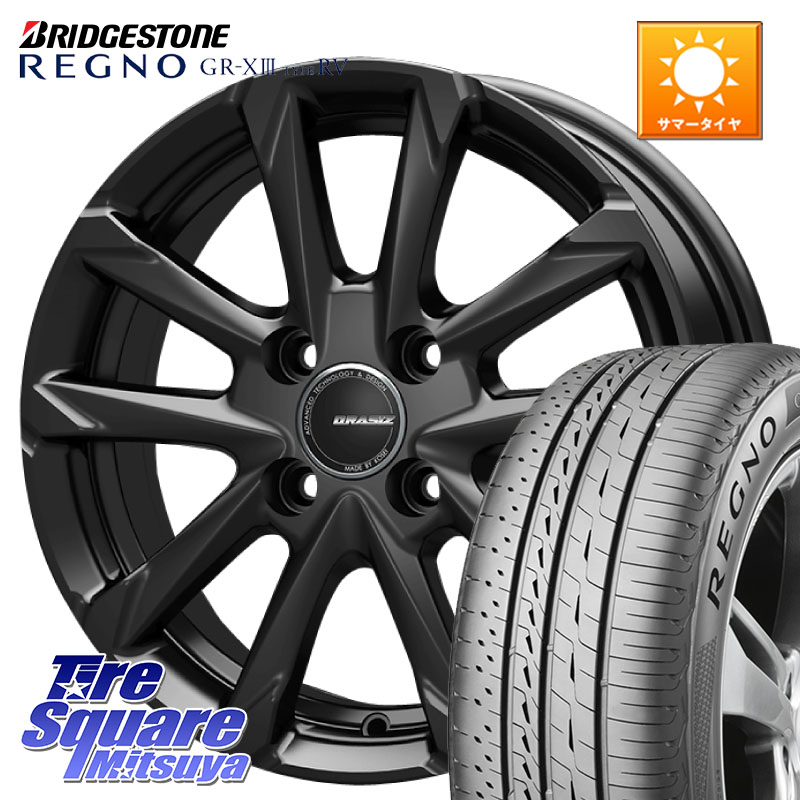 ブリヂストン REGNO GR-X3 TYPE RV GRX3RV GR-XIII サマータイヤ 195/60R16KOSEI QGC602B QRASIZ GC36F クレイシズ ホイール 16インチ 16X6.0J 50 4穴 100 E13ノートクロスオーバー｜タイヤスクエアミツヤ 67,837円
