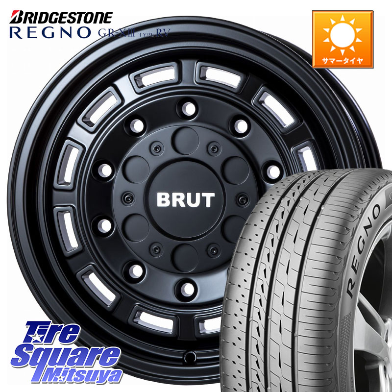 ブリヂストン REGNO GR-X3 TYPE RV 在庫● 2025~2026年製 GRX3RV GR-XIII サマータイヤ 225/60R17BRUT ブルート BR-70 BR70 ホイール 17インチ 17X7.5J 48 5穴 100 レガシー レガシィ アウトバック|タイヤスクエアミツヤ