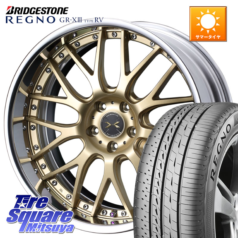 WEDS MAVERICK 709M-CF CONCAVE FACE EX-LoDisk 2ピース ホイール 20インチ 20 X 9.0J +40 5穴 114.3 ブリヂストン REGNO GR-X3 TYPE RV GRX3RV GR-XIII サマータイヤ 245/40R20 30系アルファード 30系ヴェルファイア 20系アルファード