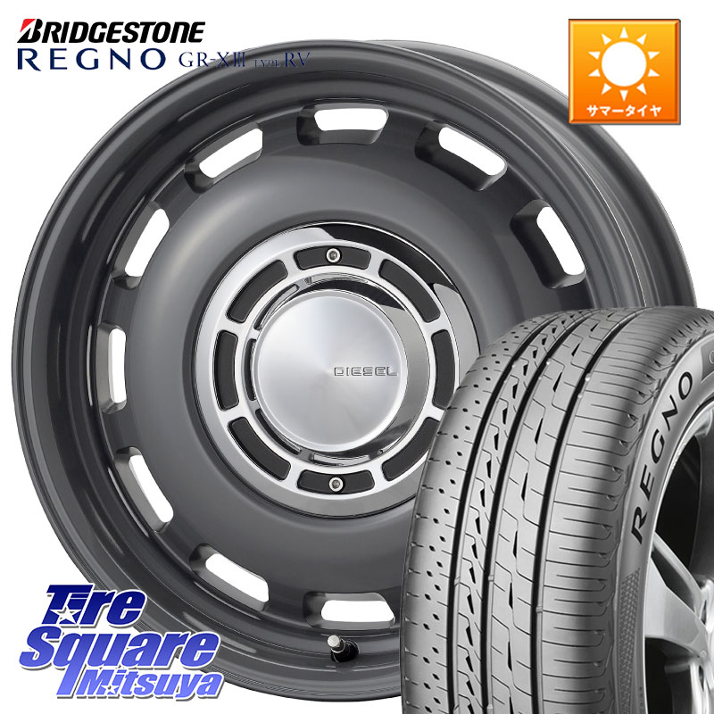 ブリヂストン REGNO GR-X3 TYPE RV GRX3RV GR-XIII サマータイヤ 215/65R16コスミック クロスブラッド DIESEL ディーゼル ※インセット-5 ホイール 16インチ 16X6.0J 0 5穴 139.7 ジムニー専用(要オーバーフェンダー等) ジムニ&minus;シエラ/ノマド(カスタム)｜タイヤスクエアミツヤ 104,594円