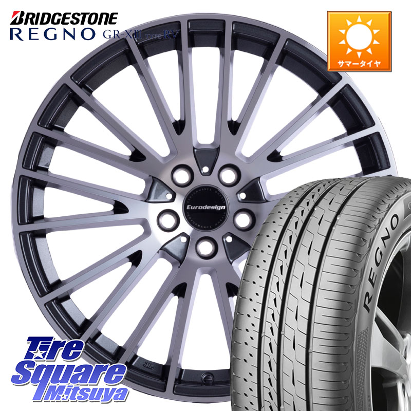 ブリヂストン REGNO GR-X3 TYPE RV 在庫● 2025~2026年製 GRX3RV GR-XIII サマータイヤ 235/60R18阿部商会 Eurodesign CALWER ホイール 18インチ 18X8.0J(MB X253) 40 5穴 112 メルセデスベンツ GLC(X253)|タイヤスクエアミツヤ