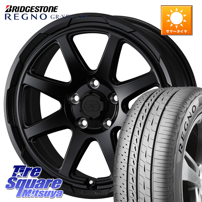 WEDS 【欠品次回4月中旬】 STADTBERGE BLK スタットベルク ホイール 16インチ 16 X 7.0J +38 5穴 114.3 ブリヂストン REGNO GR-X3 TYPE RV GRX3RV GR-XIII サマータイヤ 215/60R16